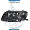 BMW 3 Series E46 Headlight Normal Silver Left Side - OEM Part Number 63126910957 Tyc