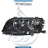 BMW 3 Series E46 Headlight Normal Silver Left Side - OEM Part Number 63126910957 Tyc