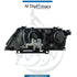 BMW 3 Series E46 Headlight Normal Silver Right Side - OEM Part Number 63126910958 Tyc