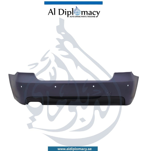 Bmw 3 Series E90 Rear Bumper, With Sensor Hole, M Tec Style, Empty - Taiwan
