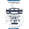 BMW 3 Series F30 FRONT Bumper, WITH Sensor AND WIPER HOLE, M TEC Style, EMPTY - Taiwan