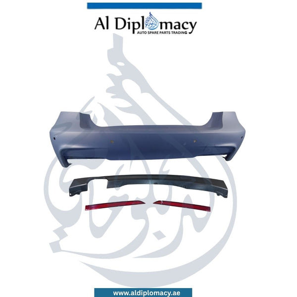 BMW 3 Series F30 Rear Bumper, With Sensor Hole, M Tec Style, Single Exhaust Type, Empty - China