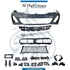 Bmw 3 Series Front Bumper, With Sensor Hole, M Style, Complete - OEM Part Number 51118099896 Taiwan