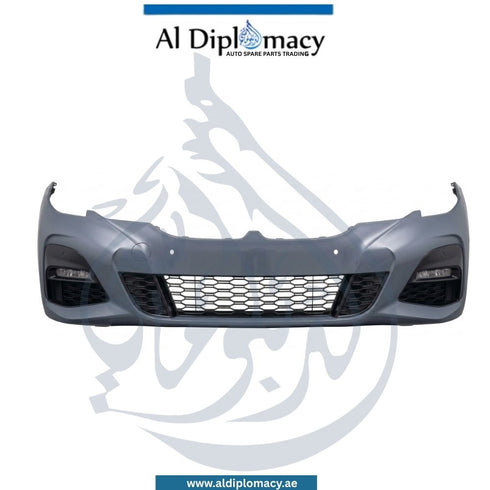 Bmw 3 Series Front Bumper, With Sensor Hole, M Style, Complete - OEM Part Number 51118099896 Taiwan