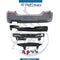 Rear Bumper, With Sensor Hole, M-Tec, One Single Exhaust Type For BMW 5 Series F10, Taiwan