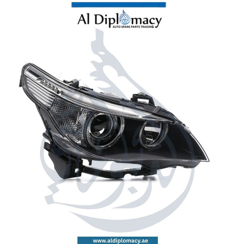 BMW 5 Series E60 Headlight Normal Right Side - OEM Part Number 63127165562 Tyc