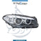 BMW 5 Series F10 Headlight Bi Xenon Right Side - OEM Part Number 63117271912 Hella