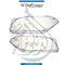 BMW 5 Series F10 Headlight Glass, Set - China