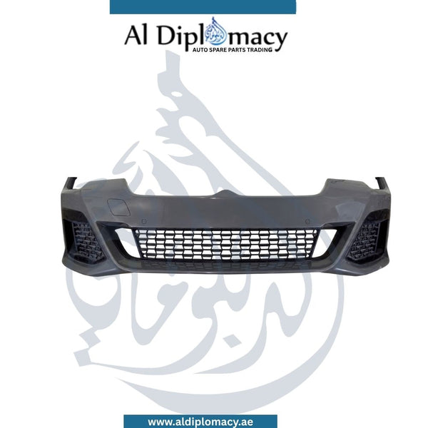 BMW 5 Series FRONT Bumper, WITH Sensor HOLE, M Style, Complete - Used - OEM Part Number 51119852205