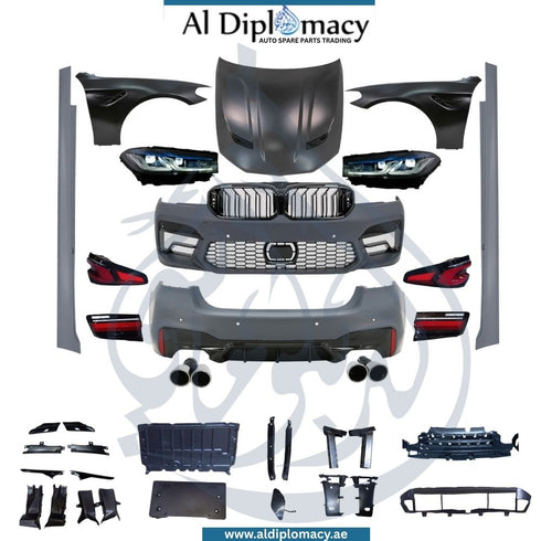 BMW 5 Series G30 CS Style Bodykit 2017 Up Complete with Hood Bumpers Side Skirts Grille and Exhaust Tips China