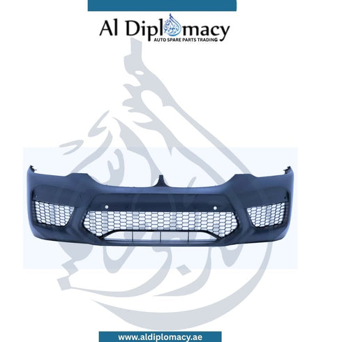 BMW 5 Series G30 M5 Look Front Bumper with Sensor and Headlight Wiper Hole Complete - New China Brand