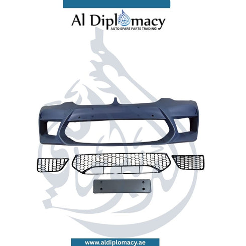 BMW 5 Series G30 M5 Look Front Bumper with Sensor and Headlight Wiper Hole Complete - New China Brand