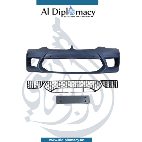 BMW 5 Series G30 M5 Look Front Bumper with Sensor and Headlight Wiper Hole Complete - New China Brand