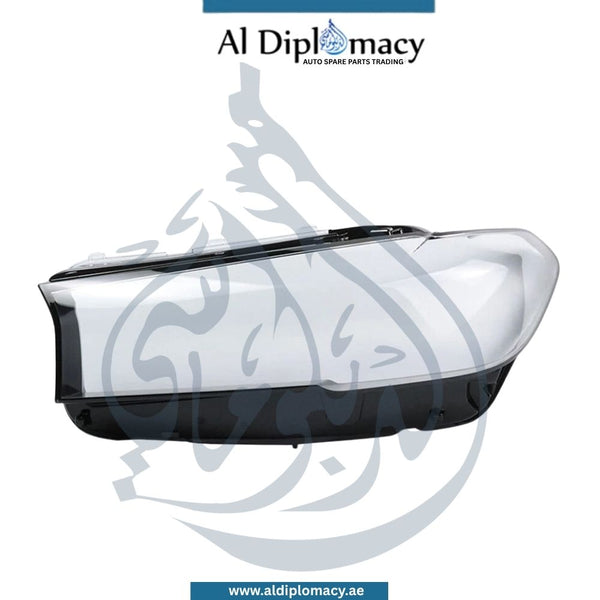 BMW 5 Series G30 Headlight Glass, Left Side - Taiwan