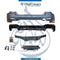 BMW 5 SERIES G30 LCI REAR BUMPER, WITH SENSOR HOLE, 540I M-PERFORMANCE LOOK, COMPLETE, COMPLETE - CHINA 51125A2C1E9