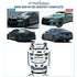 BMW 5 Series G60 M Tech Bodykit Complete Front and Rear Bumper with Side Skirts