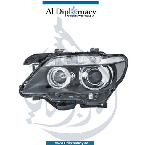 BMW 7 Series E66 Left Side Headlight Single Xenon 1EL 009 043-411 OEM Part Number 63127162117 Hella Brand