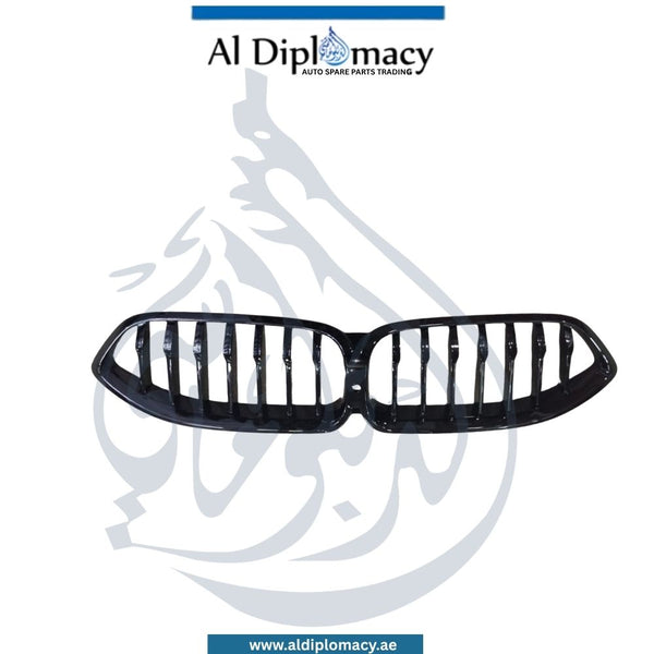 Bmw 8 Series Show Grille, With Holes, Clear Black - OEM Part Number 51138080611 China