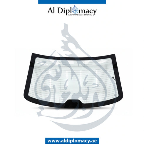 Original Bmw E65 Rear Window, Green - Part Number 51317070558