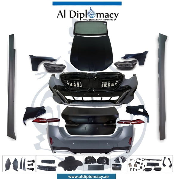 BMW 5 Series F10 To G60 M Tech Conversion Body Kit With Hood, Fenders, Headlights, Taillights, Front And Rear Bumpers, Side Skirts, Trunk Lid, Rear Fenders, Rear Glass And Exhaust Tips China Brand