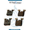 BMW F20 Rear Brake Pad Hella 8DB355021341 - Part Number 34216887576