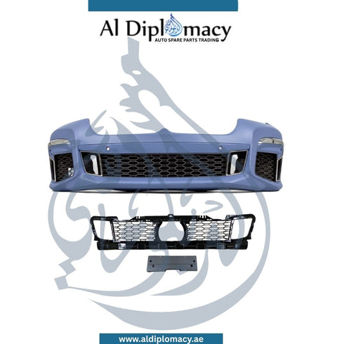 BMW FRONT Bumper, WITH Sensor HOLE, M Style, Complete - China - OEM Part Number 51118745834