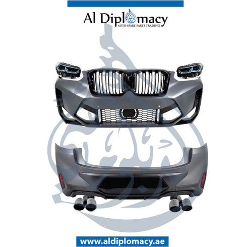 BMW X4 G02 LCI X4 M 2019 Up Complete Bodykit Front Bumper Rear Bumper Headlight And Exhaust - China