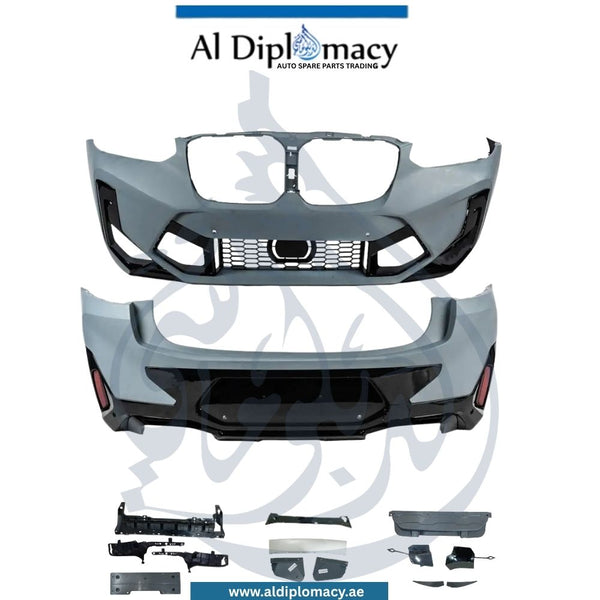 BMW G02 LCI X4 M Tech Bodykit with Front and Rear Bumpers for 2021-Up Models
