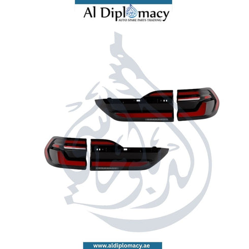 BMW G07 To G07 LCI M-Tech Look Body Kit With Headlights Taillights Front Rear Bumper Side Skirts Exhaust Tips