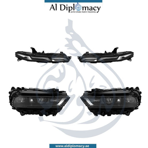 BMW G07 To G07 LCI M-Tech Look Body Kit With Headlights Taillights Front Rear Bumper Side Skirts Exhaust Tips