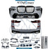 BMW G07 To G07 LCI M-Tech Look Body Kit With Headlights Taillights Front Rear Bumper Side Skirts Exhaust Tips