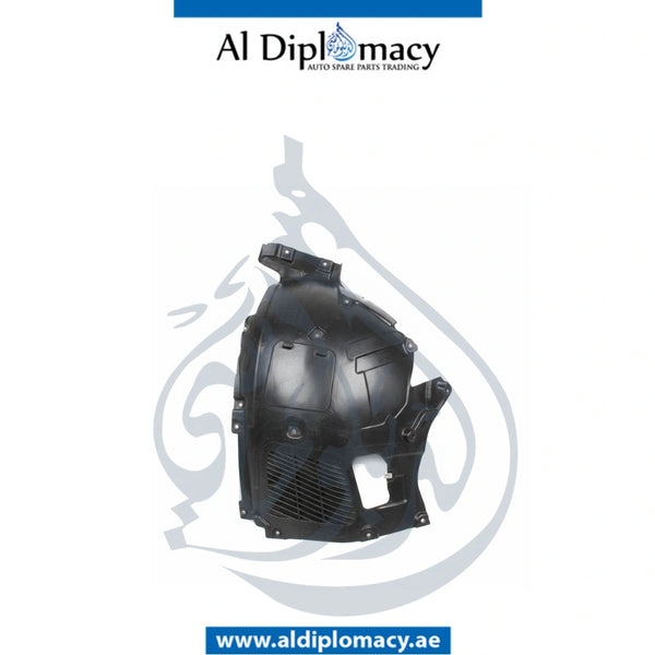 Left Side Original Bmw G11 Lci Front Fender Wheel Housing Cover, Front Section, - Part Number 51717493365