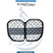 Bmw Show Grille, With Holes, Black Frame Silver Dot - OEM Part Number 51138078549 China