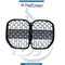 Bmw Show Grille, Without Holes, Black Frame Silver Dot - OEM Part Number 51138078548 China