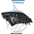 BMW X3, X4 Series Headlight, AHL LED, Right Side, Complete - OEM Part Number 63115A0E5F6 Used Genuine
