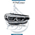 BMW X3, X4 Series Headlight, AHL LED, Right Side, Complete - OEM Part Number 63115A0E5F6 Used Genuine