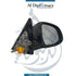 BMW X4 Series G02 complete right mirror with camera in black, genuine BMW used part
