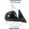 BMW X4 Series G02 complete right mirror with camera in black, genuine BMW used part
