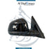 BMW X4 Series G02 complete right mirror with camera in black, genuine BMW used part