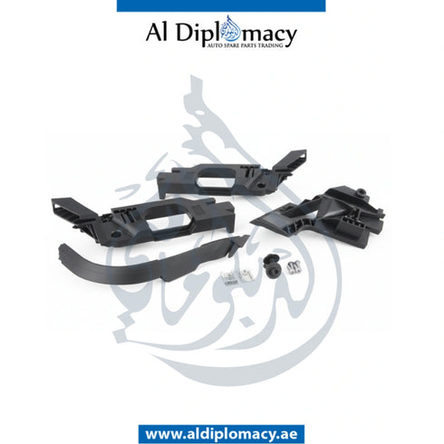 Left Side Original Bmw X5 F15 Headlight Bracket, Set - Part Number 63117395523