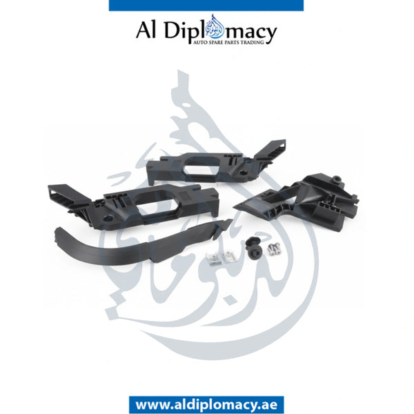 Left Side Original Bmw X5 F15 Headlight Bracket, Set - Part Number 63117395523