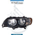 BMW X5 Series E53 Headlight Normal Left Side - OEM Part Number 63128385941 Tyc