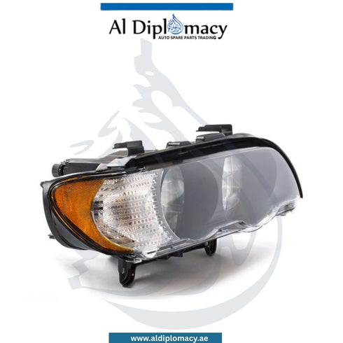 BMW X5 Series E53 Headlight Normal Right Side - OEM Part Number 63128385942 Tyc