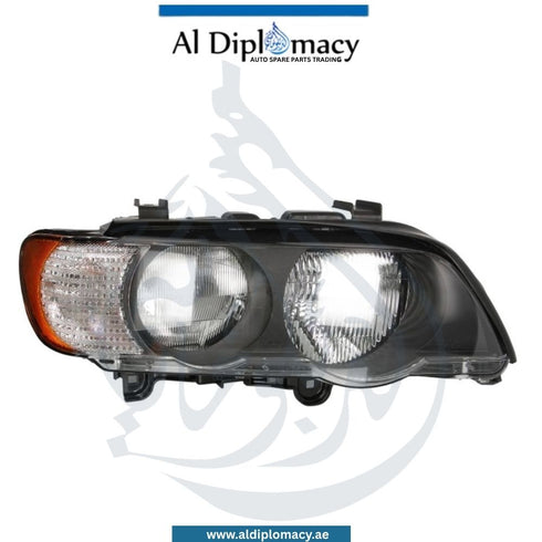 BMW X5 Series E53 Headlight Normal Right Side - OEM Part Number 63128385942 Tyc