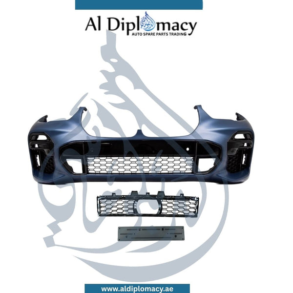 BMW X5 G05 X5 Series FRONT Bumper, WITH Sensor AND WIPER HOLE, M Style, Complete - China - OEM Part Number 51118099125