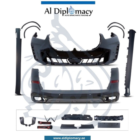 BMW X5 G05 LCI M Tech Complete Body Kit With Front Bumper, Rear Bumper, Side Skirts, Wheel Arch Extensions And Exhaust Tips China Brand