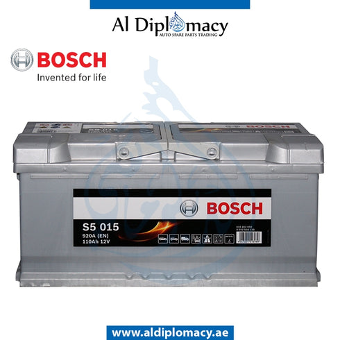 STARTER BATTERY S5 110AH 0092S50150 for BMW 5 Series E38 (1995-2001) models, Part Number BSH-0092S50150