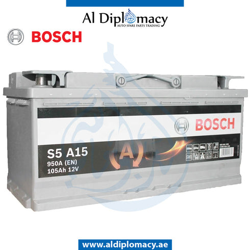 STARTER BATTERY 105AH 0092S5A150 950A 0092S5A090 for BMW models, Part Number BSH-0092S5A090