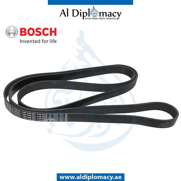 RIBBED V-belt 7PK2418 7PK2420 1987946263 for Mercedes-Benz C Class C209 (2002-2010) models, Part Number BSH-0139977492