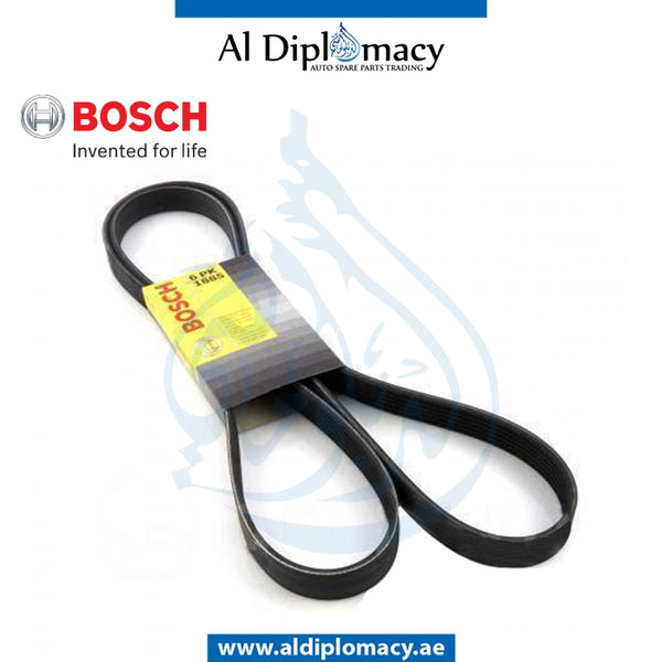 RIBBED V-belt 6PK1885 0089977292 for Mercedes-Benz C Class W124 (1986-1995) models, Part Number BSH-1987947819